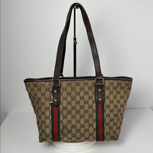 💯 Authentic Gucci Tote Bag with Cherryline🍀